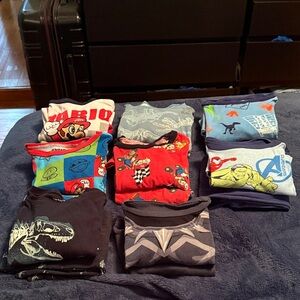 Boys Pajama sets size 8 lot of 8